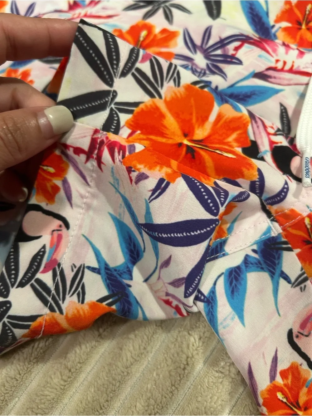 Chubbies Men's The Pool Parties Lined Swim Trunks Size M